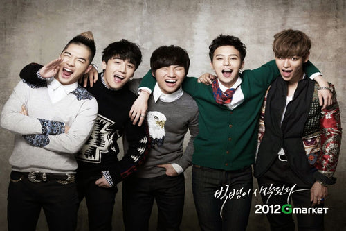 BIGBANG K-Pop Group Photo Poster