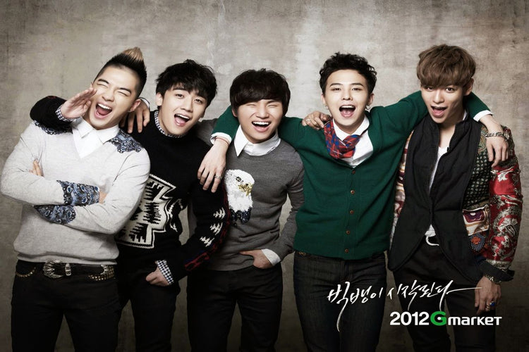 BIGBANG K-Pop Group Photo Poster