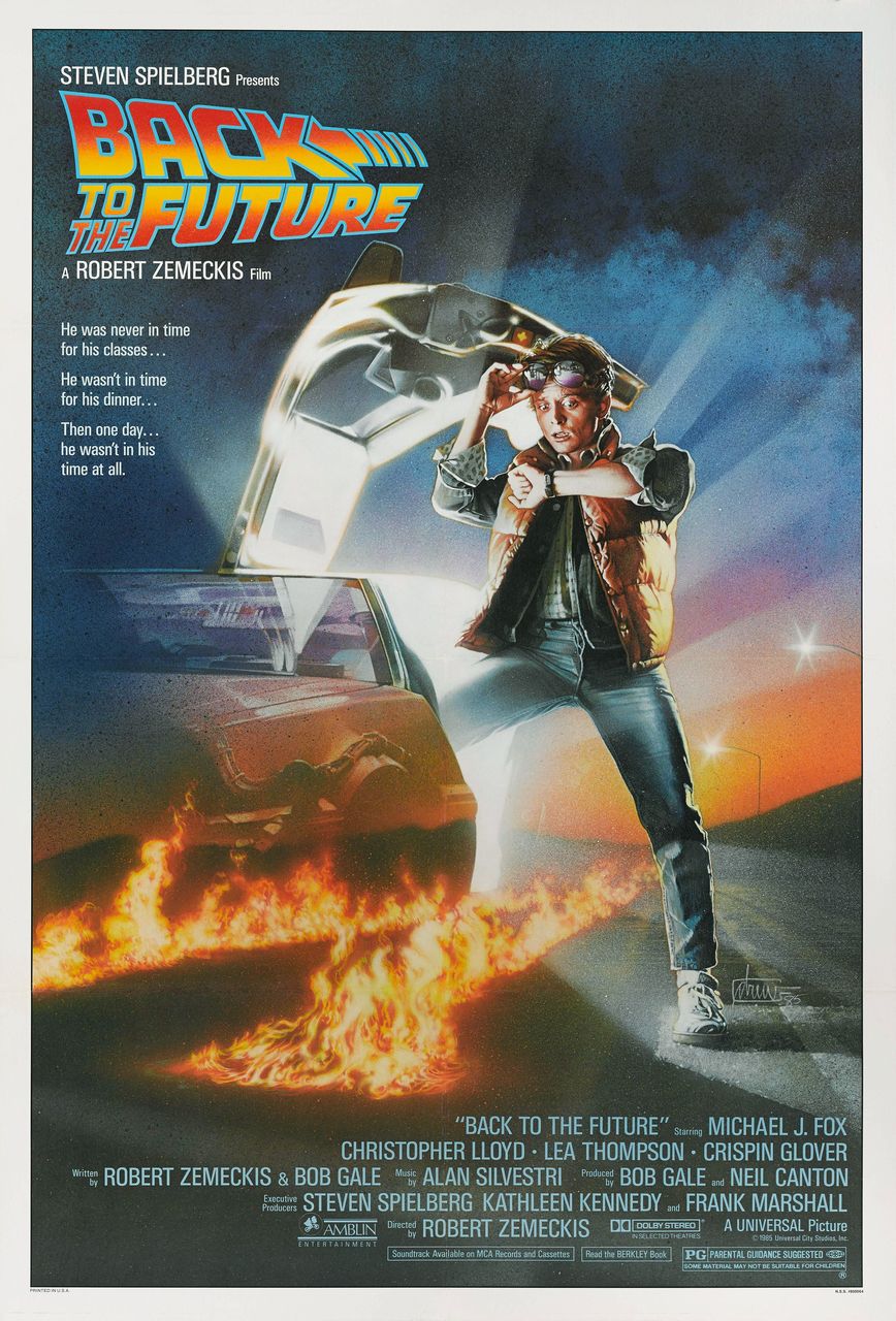 Classic Back to the Future Movie Poster