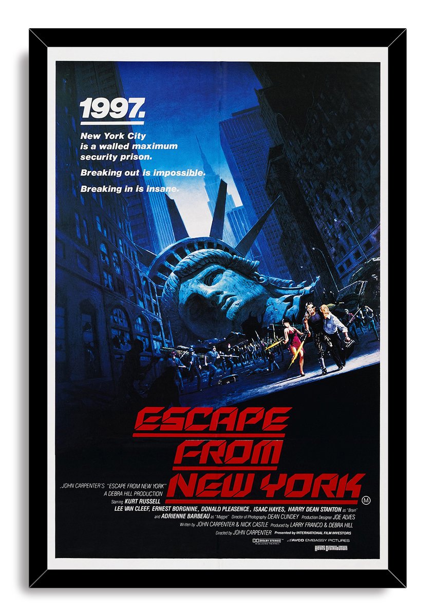Escape From New York Movie Decorative Painting (paper and canvas) art poster printing print